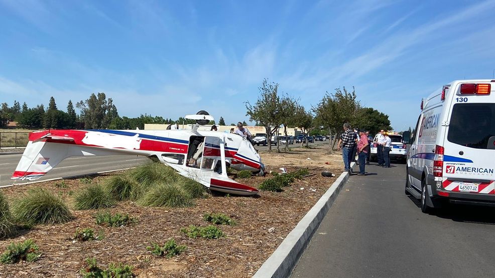 Pilot walks away nearly unscathed from plane crash by major Fresno