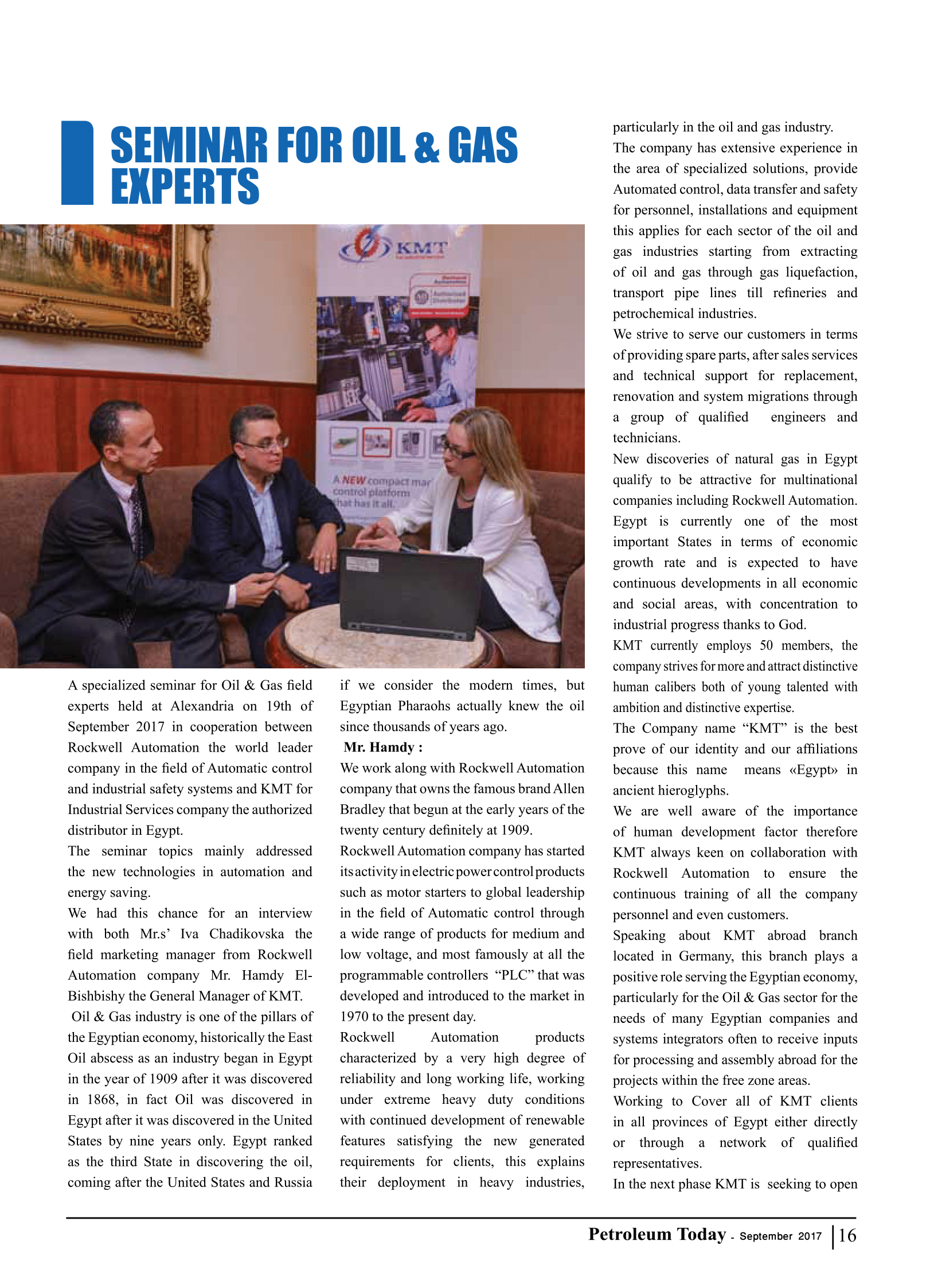 KMT for industrial services Home