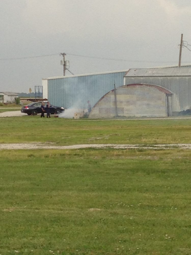 Small Grass Fire in Carrollton KMZU The Farm 100.7 FM