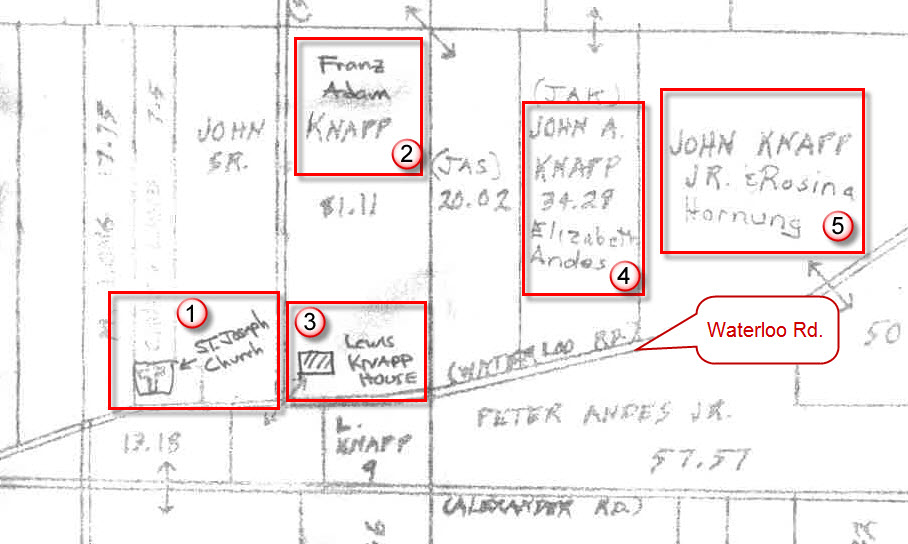 Land Plat Map Knapp Notes