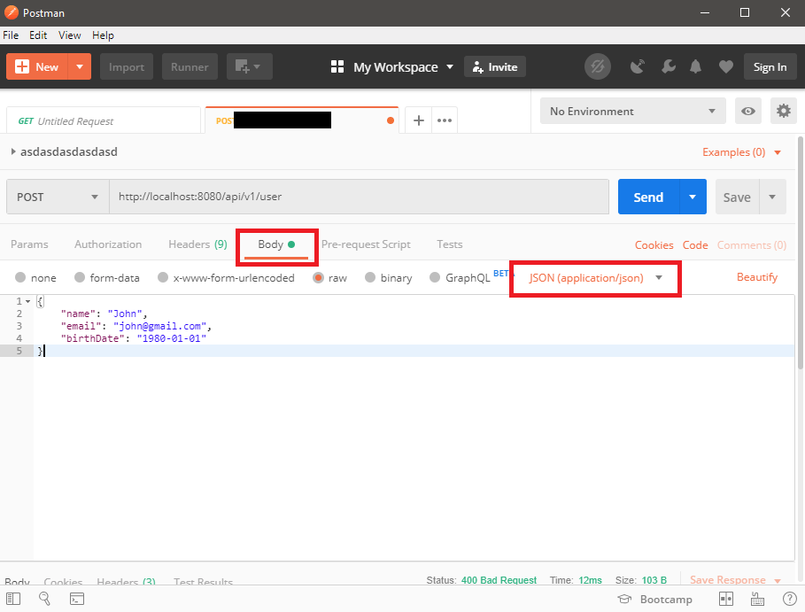Send JSON objects via POST to Spring Boot Controllers Bernhard