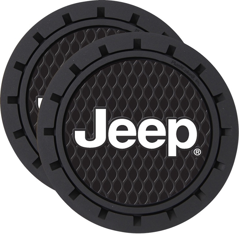 000652R01 JEEP CAR COASTER 2 PK. PLASTICOLOR