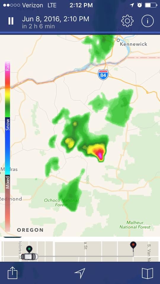 UPDATE BREAKING WEATHER ALERT Tornado Warning for parts of Umatilla