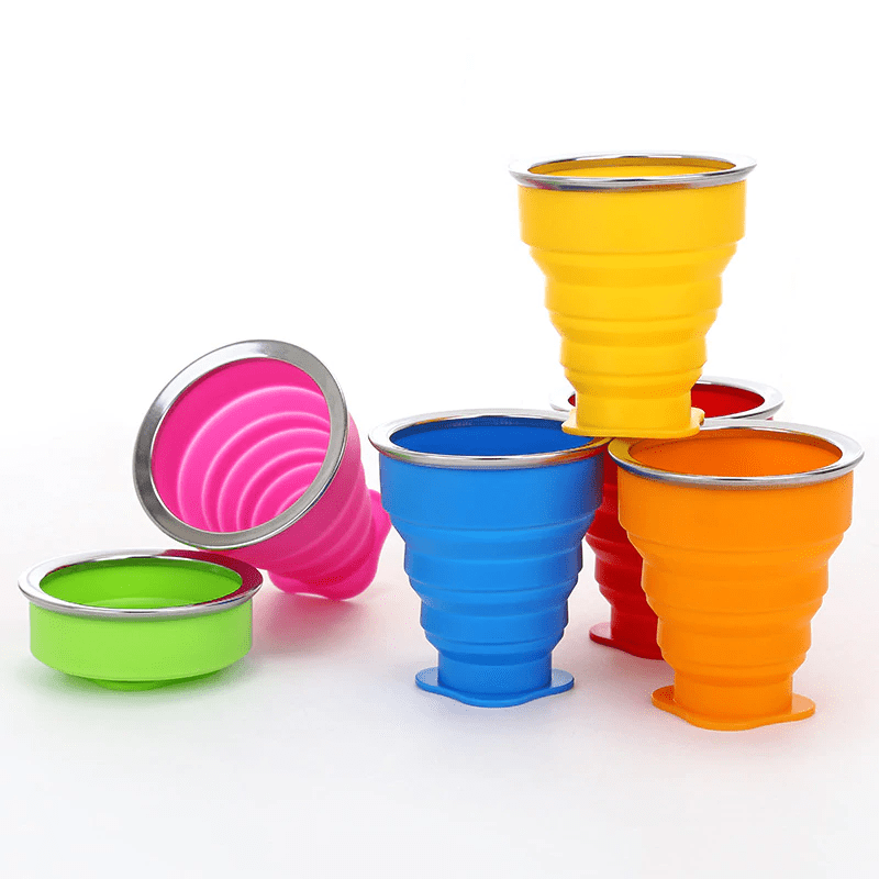 Collapsible Picnic Cups (Set of 6) Knead This LTD