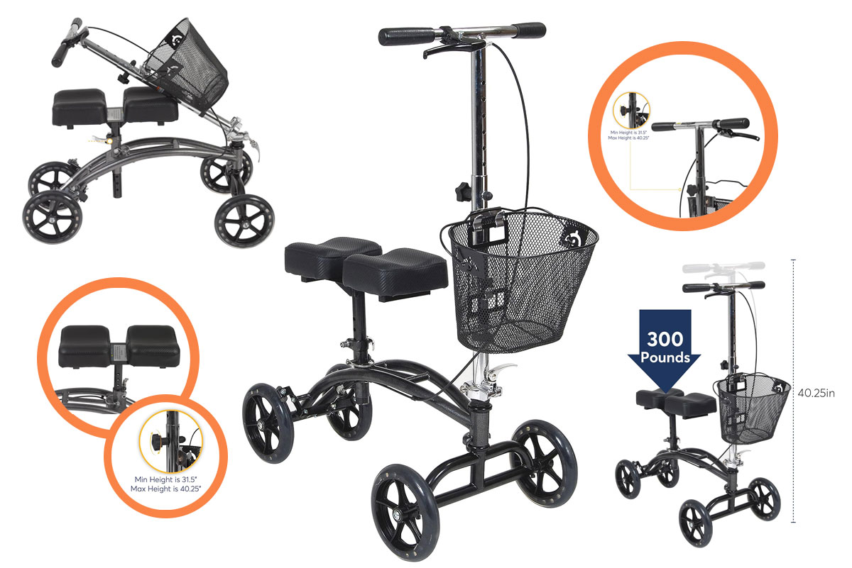 Choose the best Drive Knee Scooter for you.