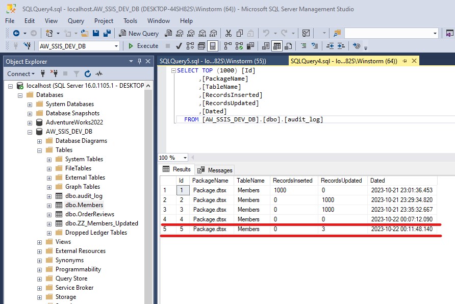 SSIS Package Incremental Load Using the Lookup Transformation in SQL