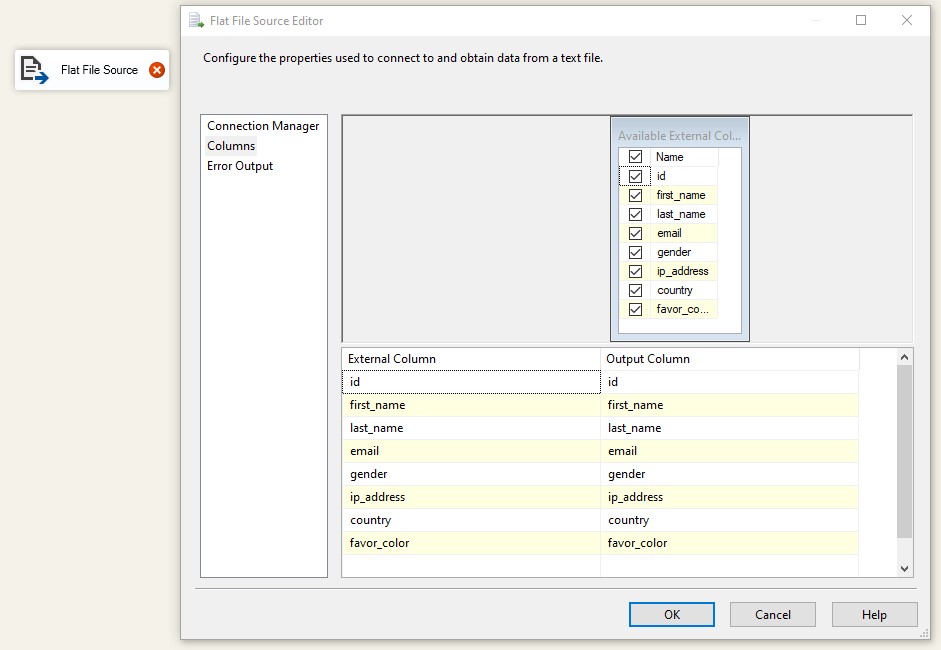 Import CSV File to SQL Server Using SSIS Package