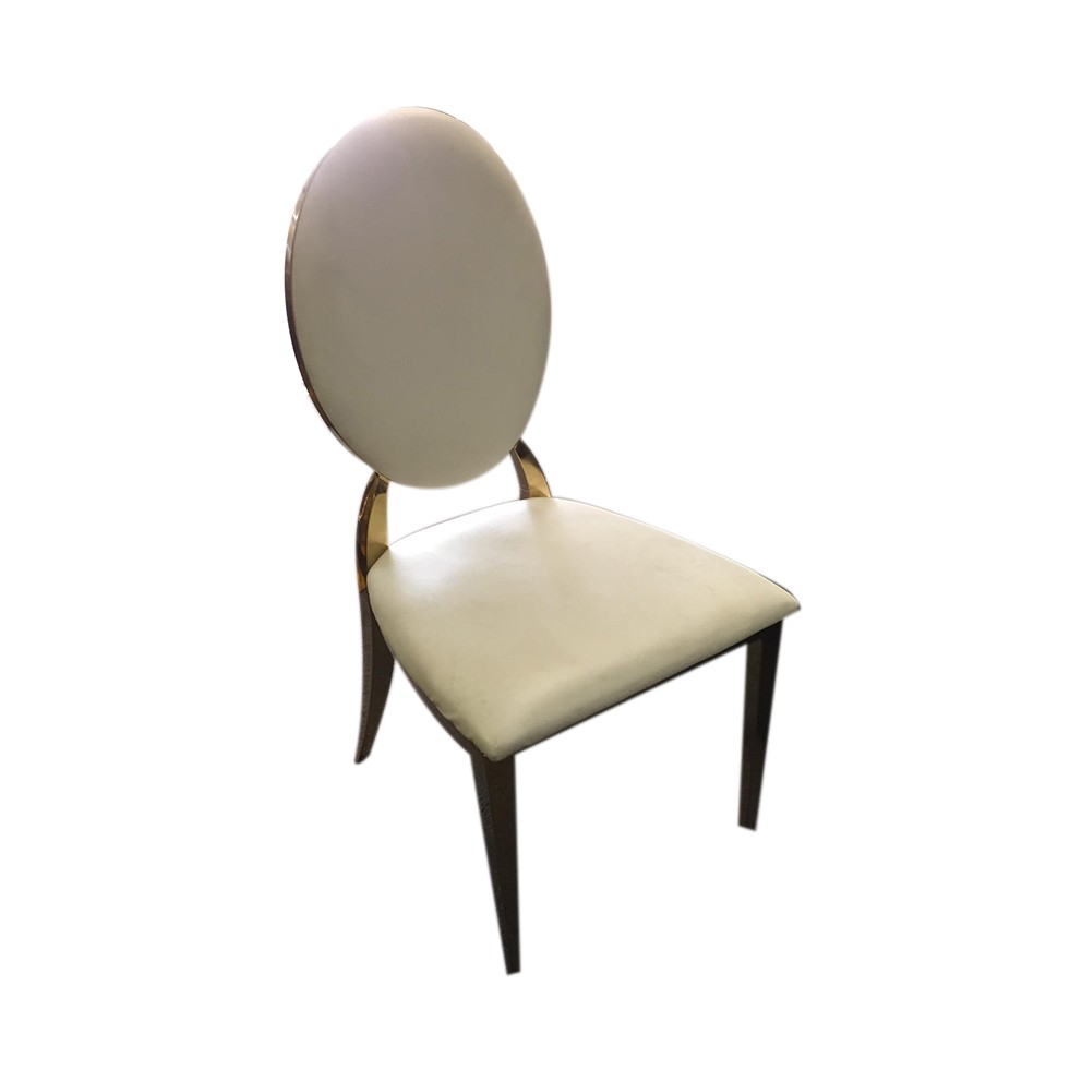 White Gold Trim Bridal Chair Knick Knacks