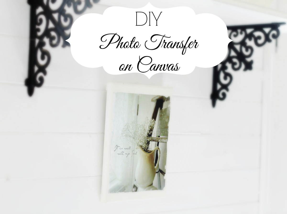 Canvas Photo Transfer Knick of Time