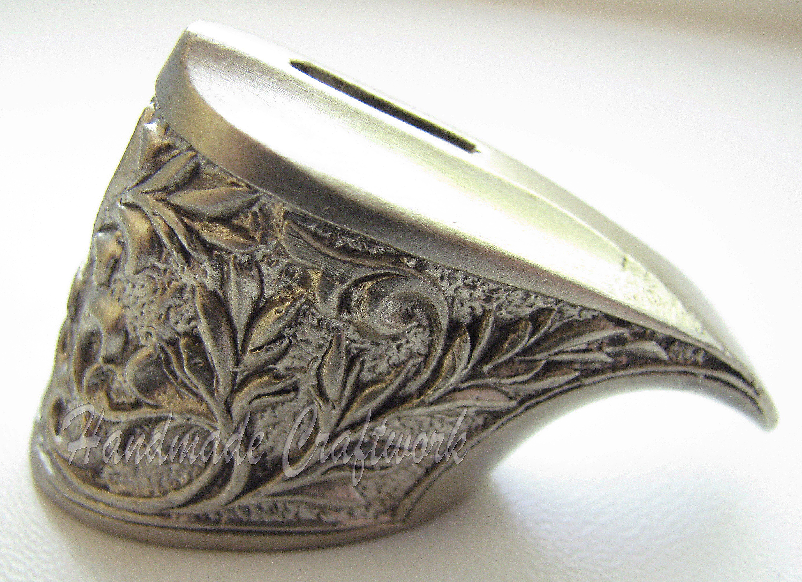 Finger Guard 8 for Custom Knife Making Handle Bronze/Silver Custom