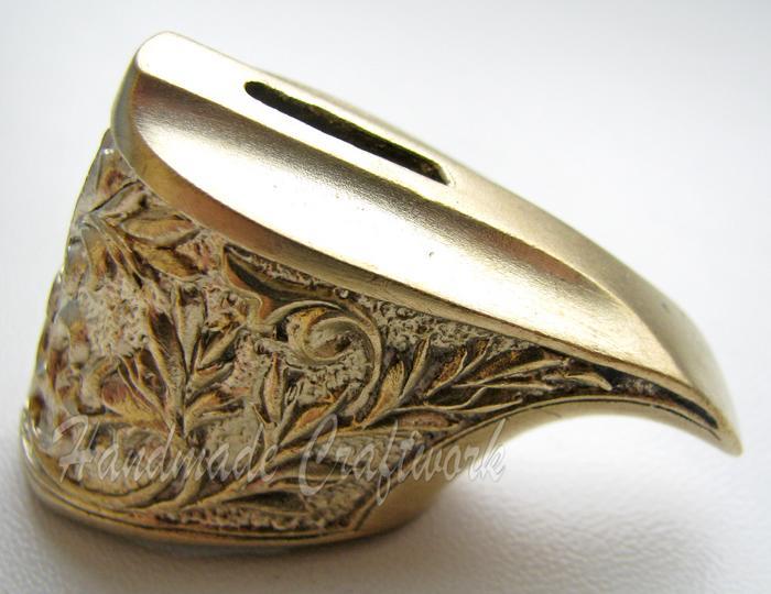 Finger Guard 8 for Custom Knife Making Handle Bronze/Silver Custom