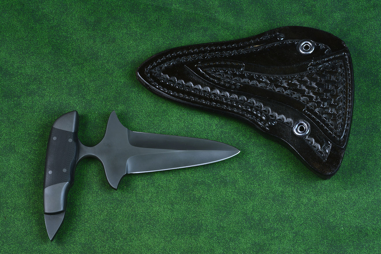 "Guardian" Counterterrorism Custom Push/Punch Dagger by Jay Fisher