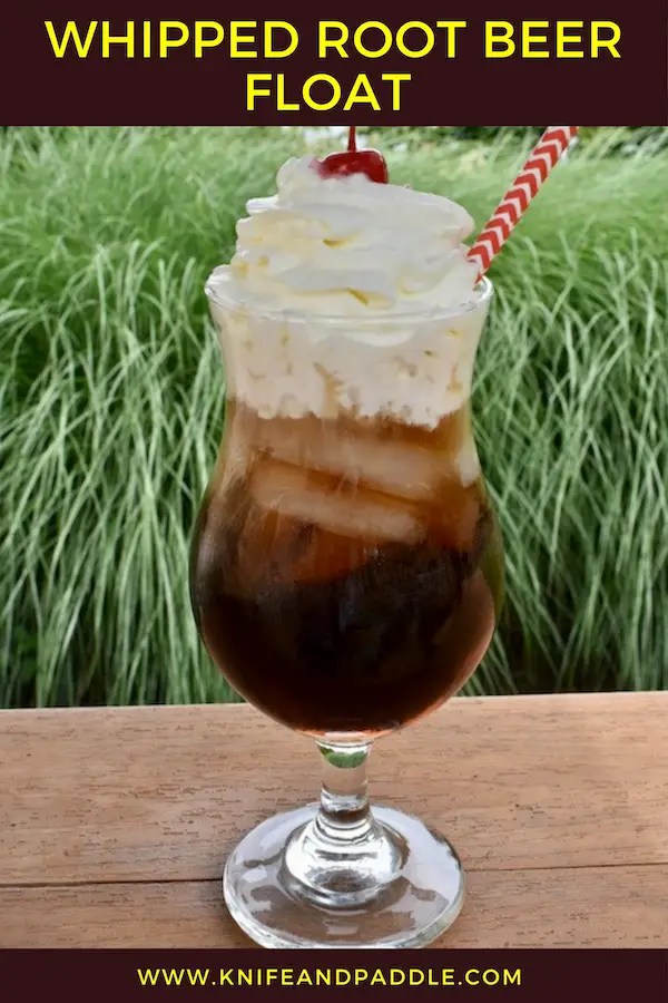 Whipped Root Beer Float •