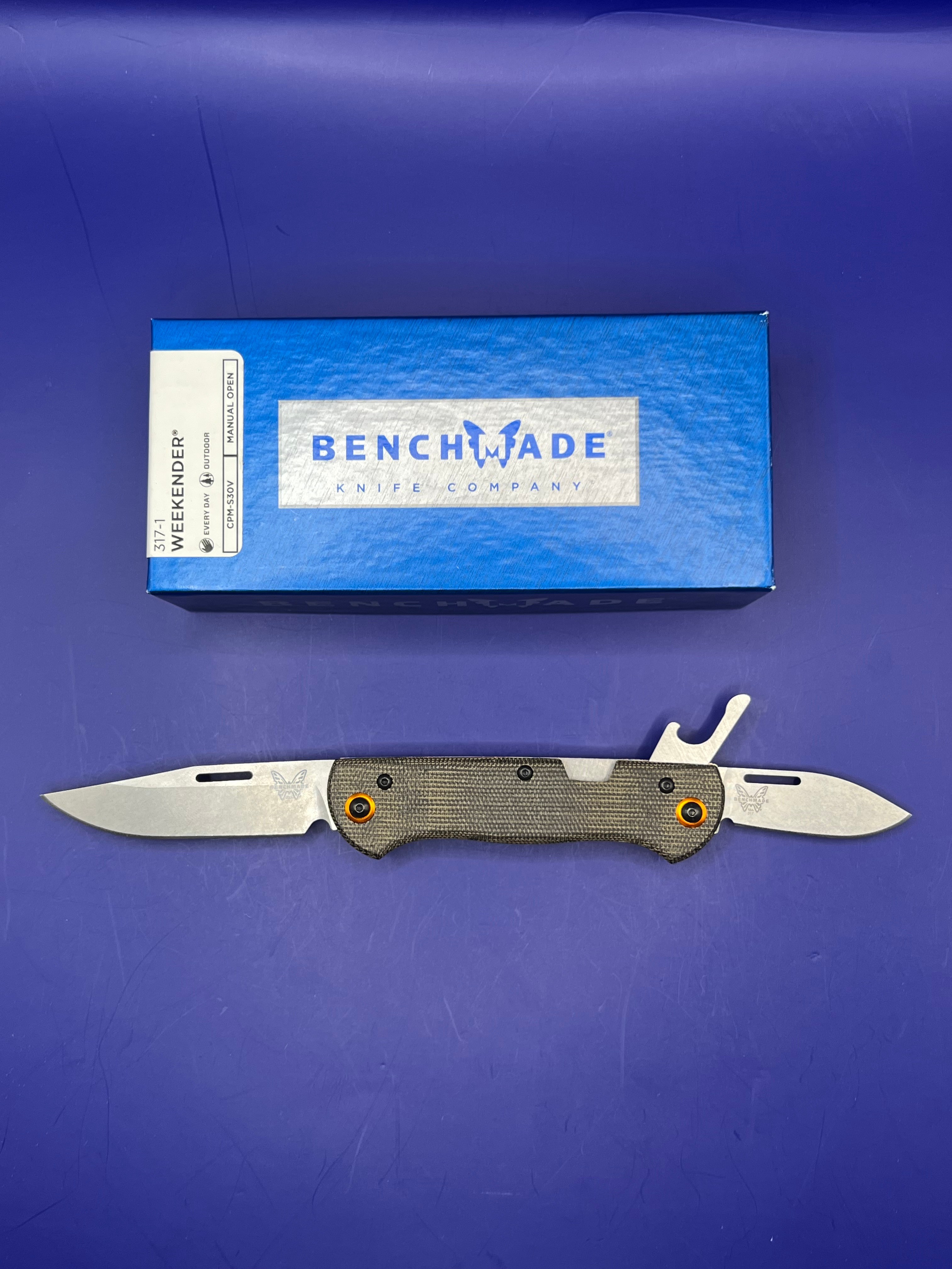 KnifeGuyUSA Weekender Slip Joint Knife OD Green Micarta (3" SW) 3171