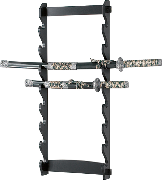 8 Tier Wall Mount Sword Display RackWS8W