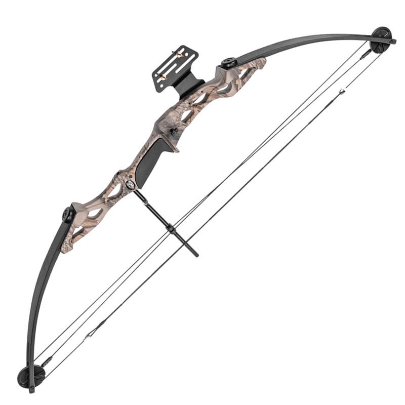 55 LBS 29" Draw Length Archery Hunting Camo Compound Bow 206