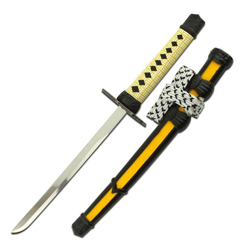 8 Inch Samurai Sword Letter Opener with Scabbard and Stand
