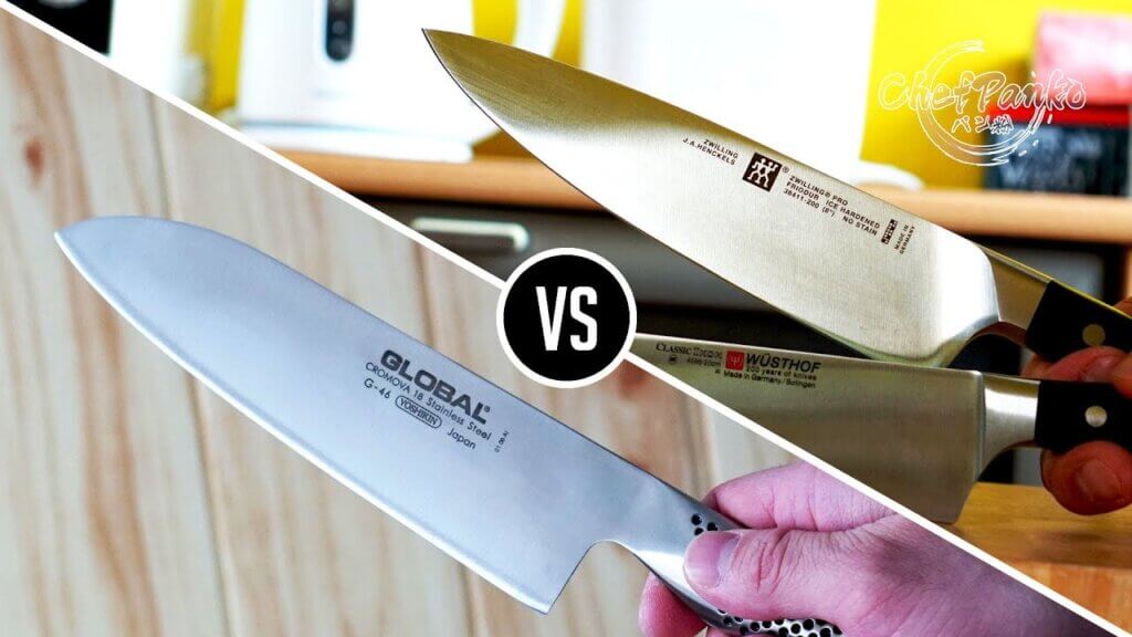 What is a santoku knife. And what a difference with chief's knife