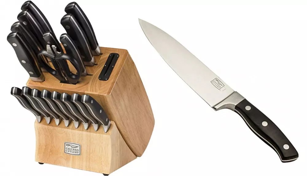 Chicago Cutlery Insignia2 18Piece Knife Block Set with In