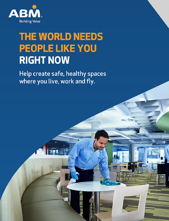 ABM Helping 100,000+ people belong.