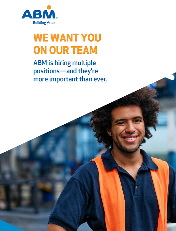 ABM Helping 100,000+ people belong.