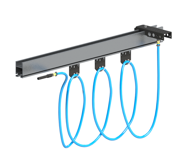 Straight Hose Management for Runways