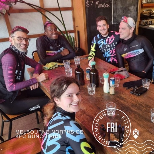 Melbourne Northside 'KFC' Bunch Ride Knights Of Suburbia