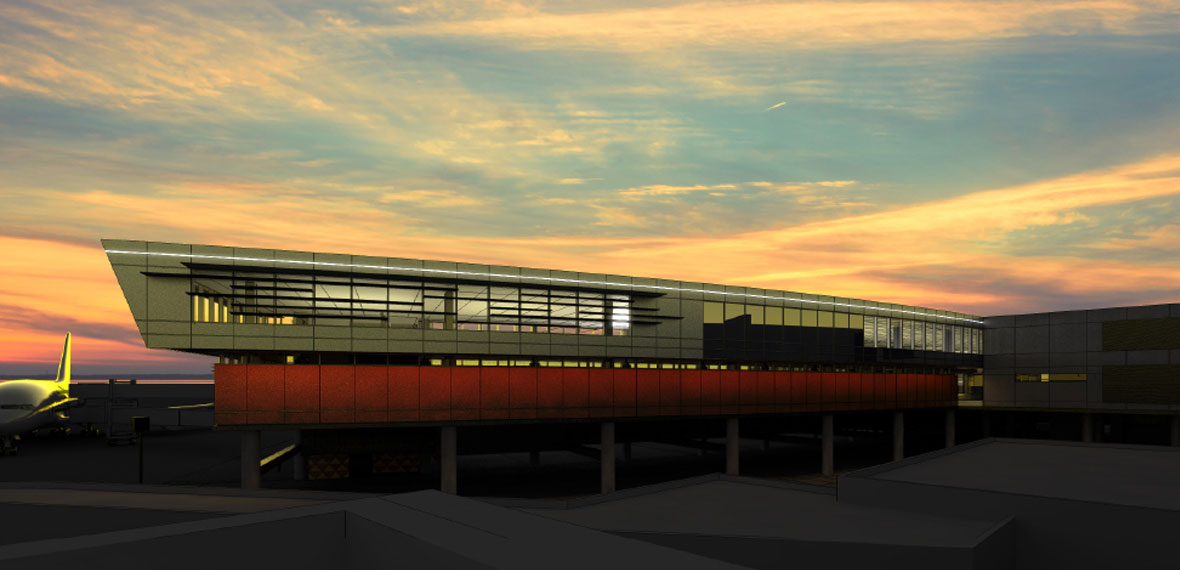 Logan Airport Terminal E Modernization Knight Wall Systems