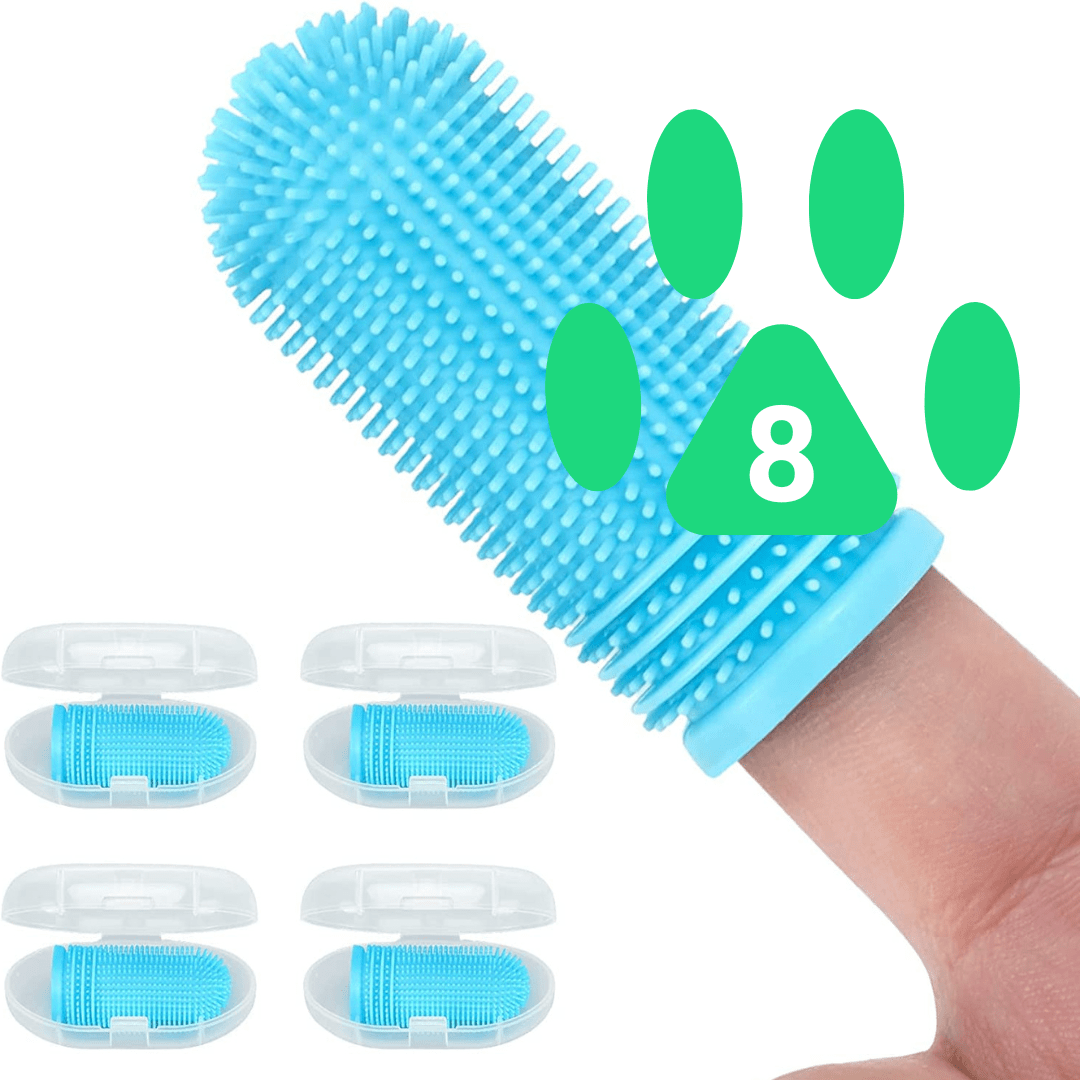 4 Pack Dog Finger Toothbrush K9 Wellness