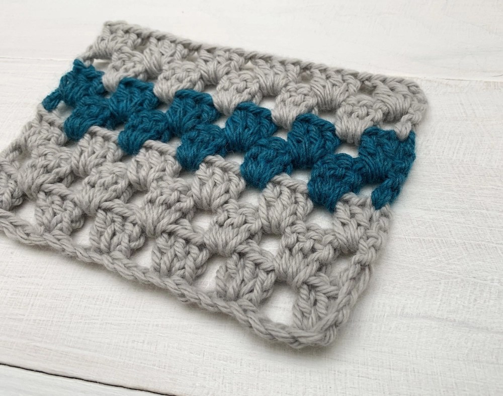 Crochet Granny Stripe Stitch Tutorial KnitcroAddict