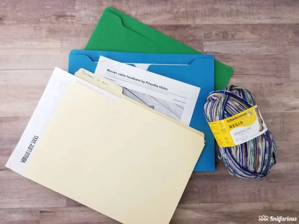 How to Organize Your Knitting Projects for the New Year Knitfarious