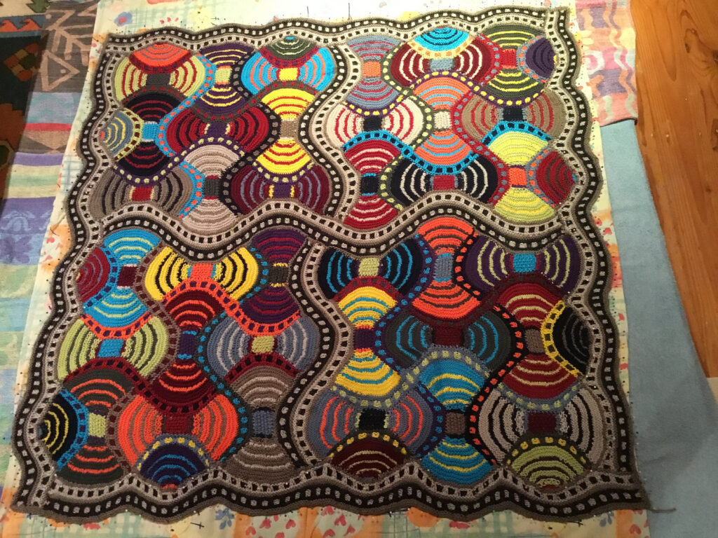 Knit An African Adventure Blanket, A Patchwork Quilt Designed