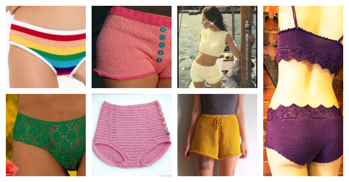Knit Knickers! 10 Examples of Wearable Knit & Crochet Underwear