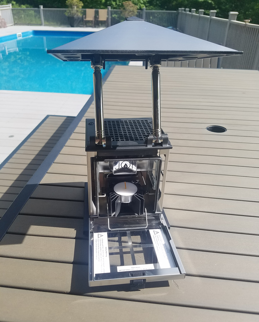 Review Meet JOI by Caframo. It’s a Candle Heat Powered, Weatherproof