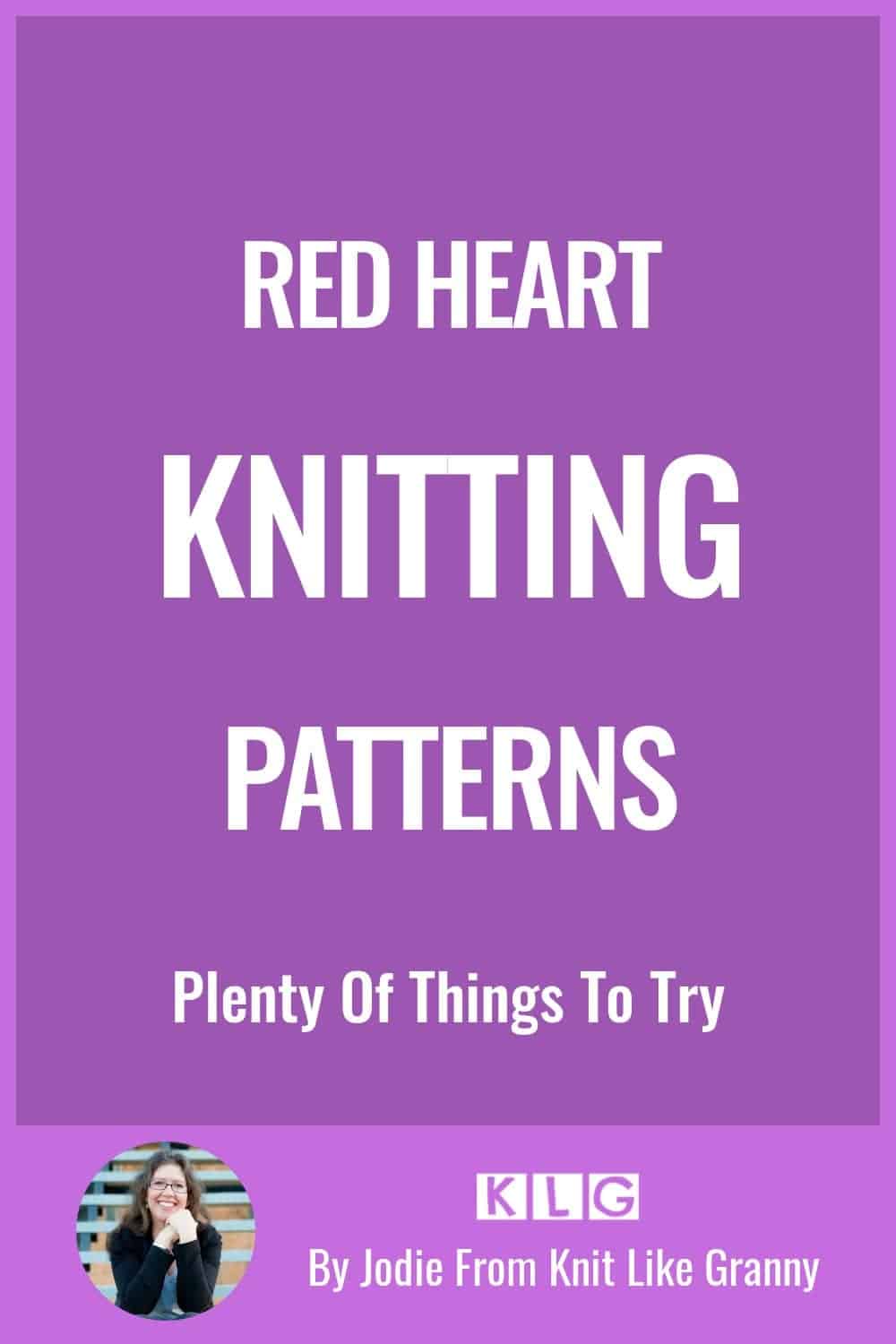 Red Heart Knitting Patterns Some Excellent Designs To Knit