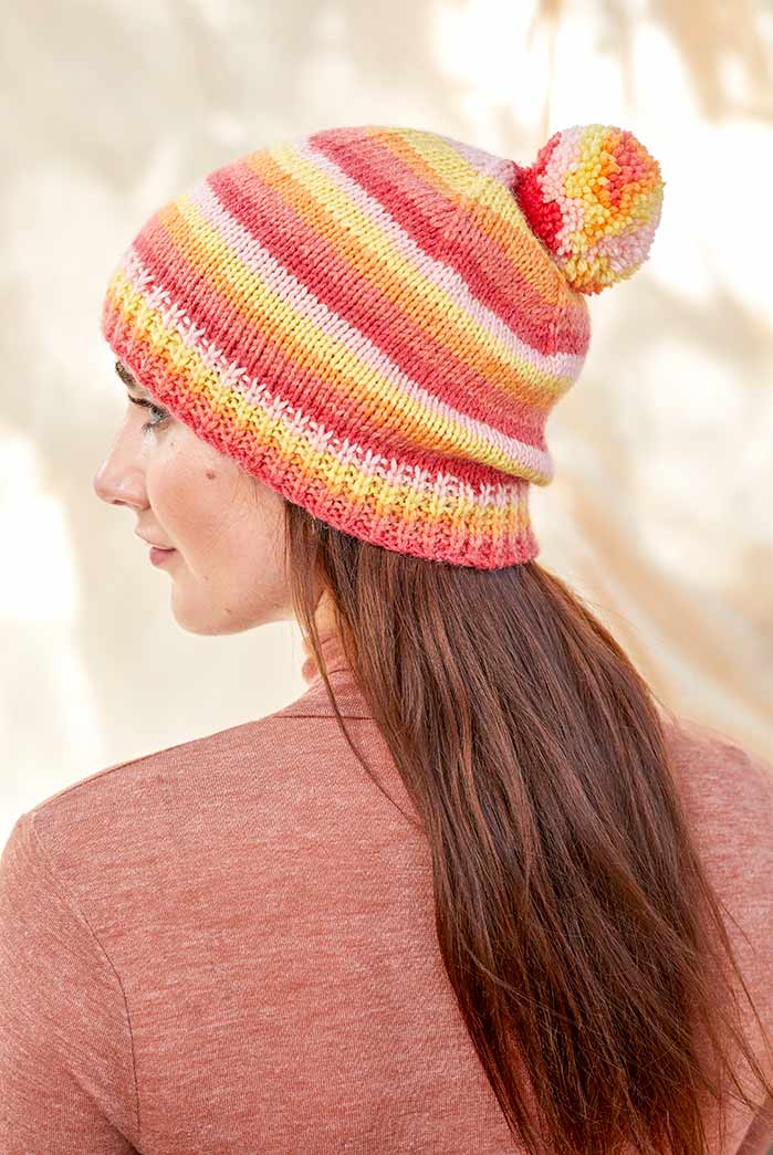 5 fabulous free patterns to knit using Universal Yarn Deluxe Stripes