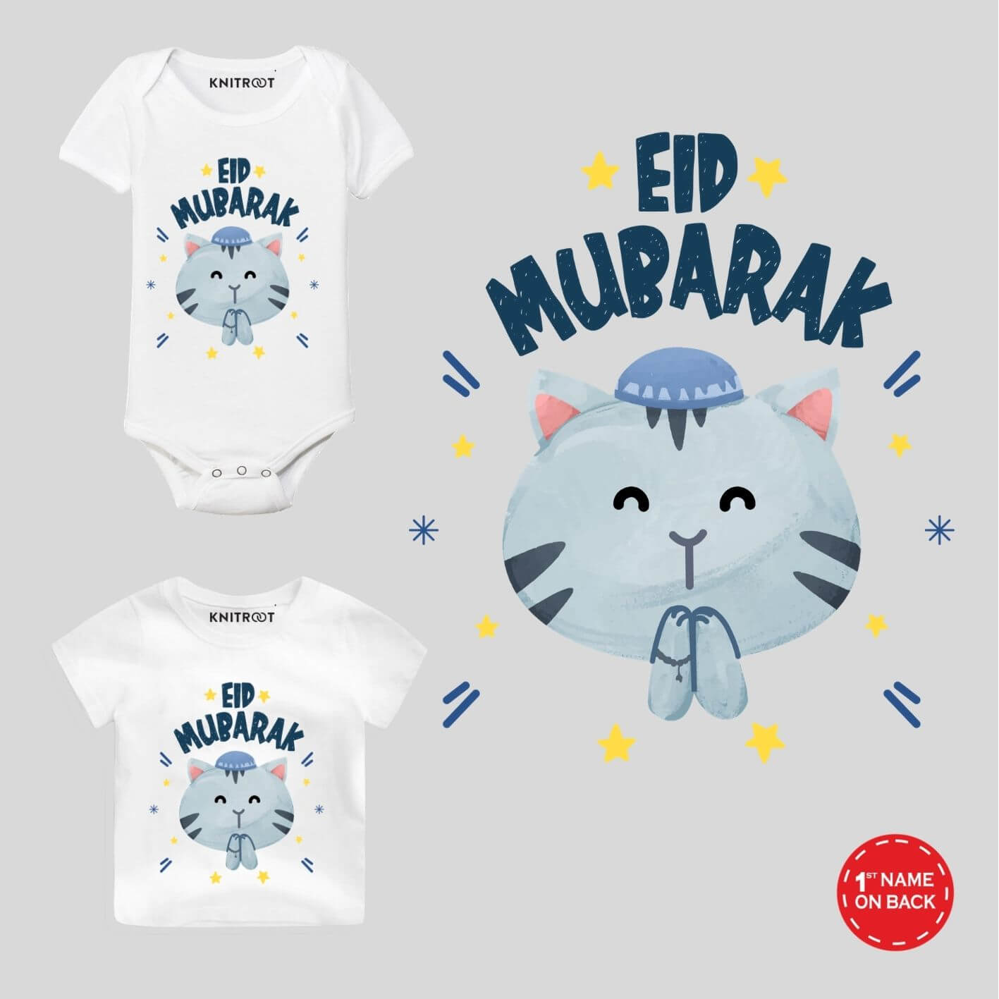 Eid Outfits Ideas For Baby Boy Eid Special T shirt KNITROOT
