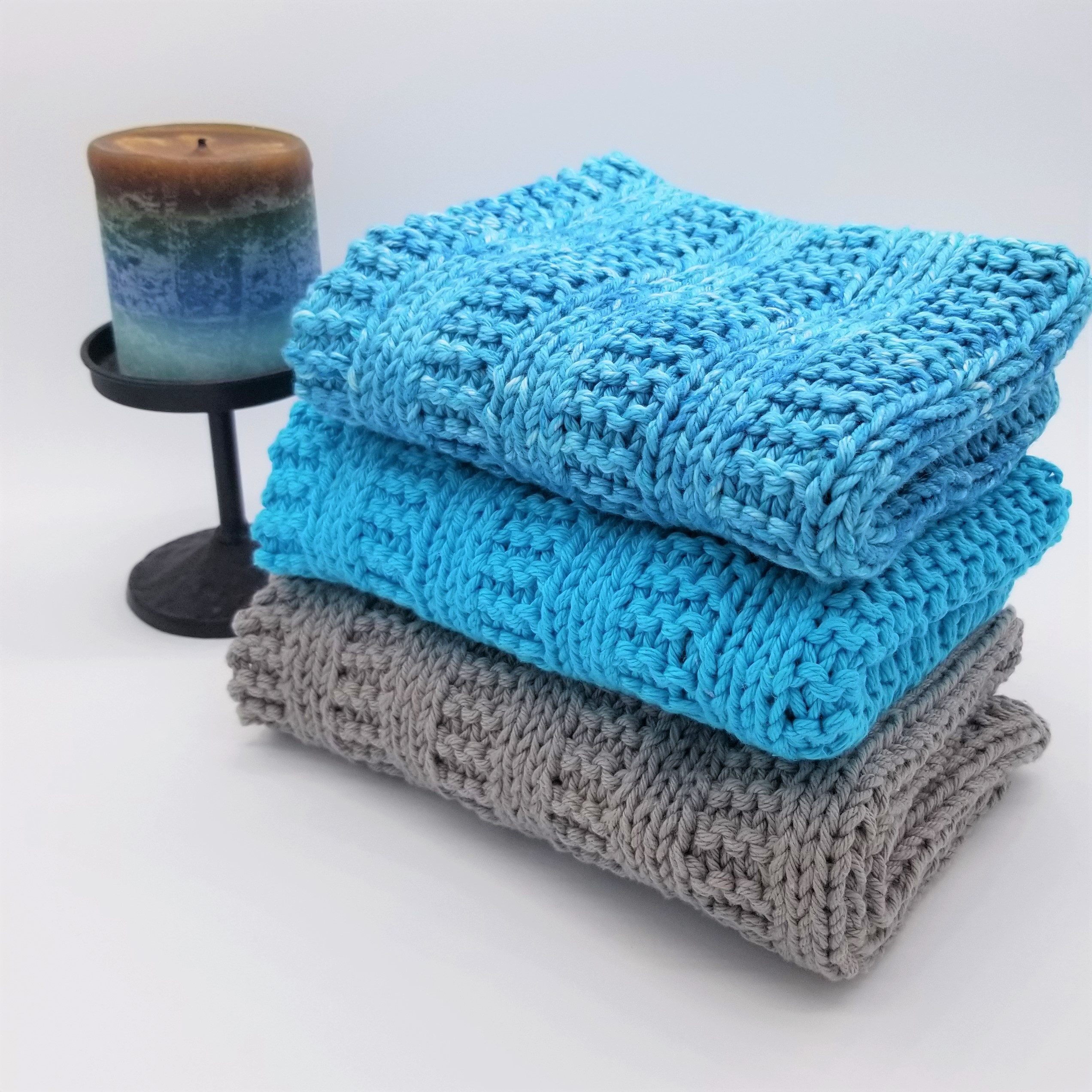 Blue Ridge Hand Towel Knitting Pattern Knit So Easy