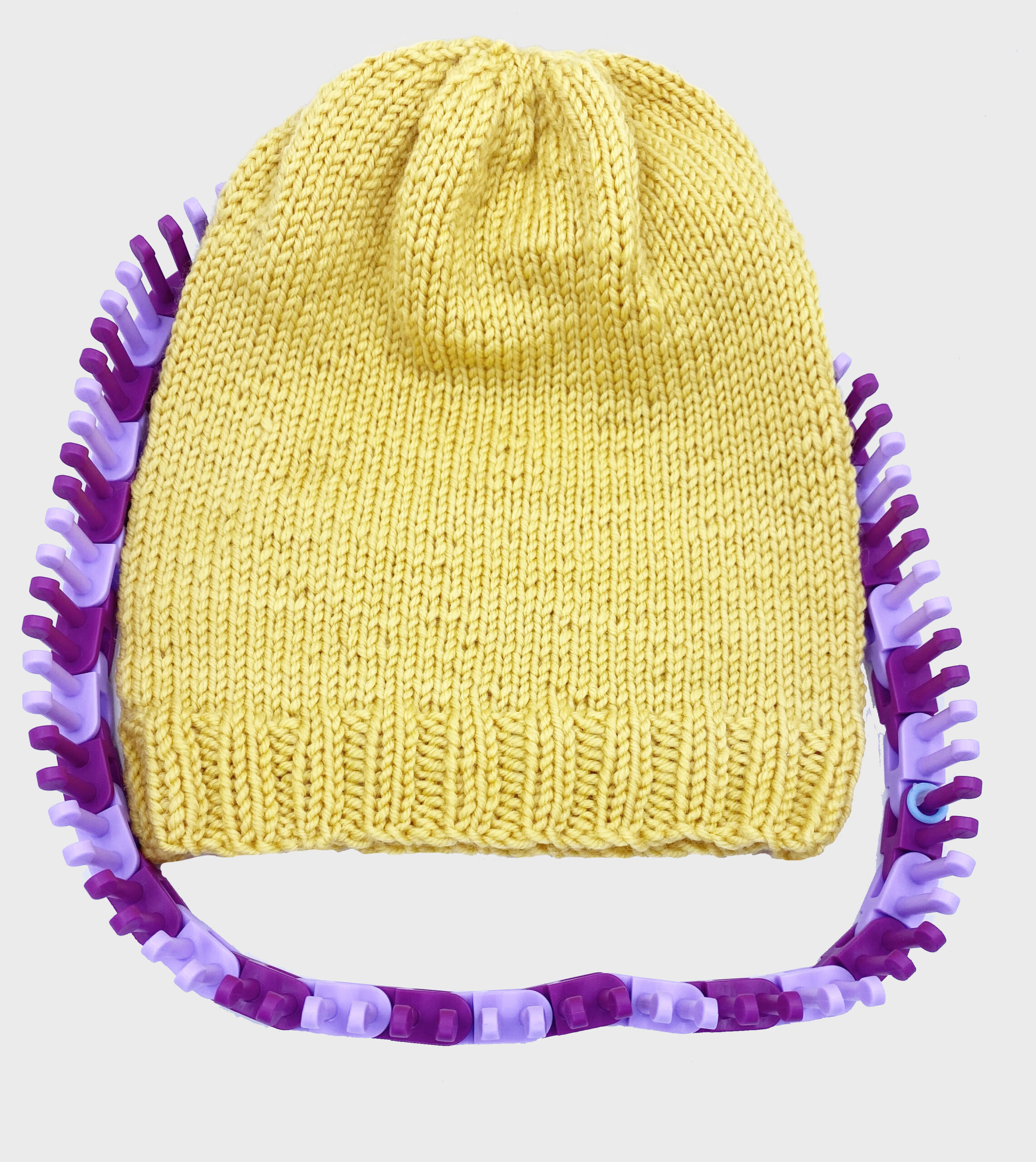 Basic Hat with crown decrease video (Flexee Loom) Knitting Board