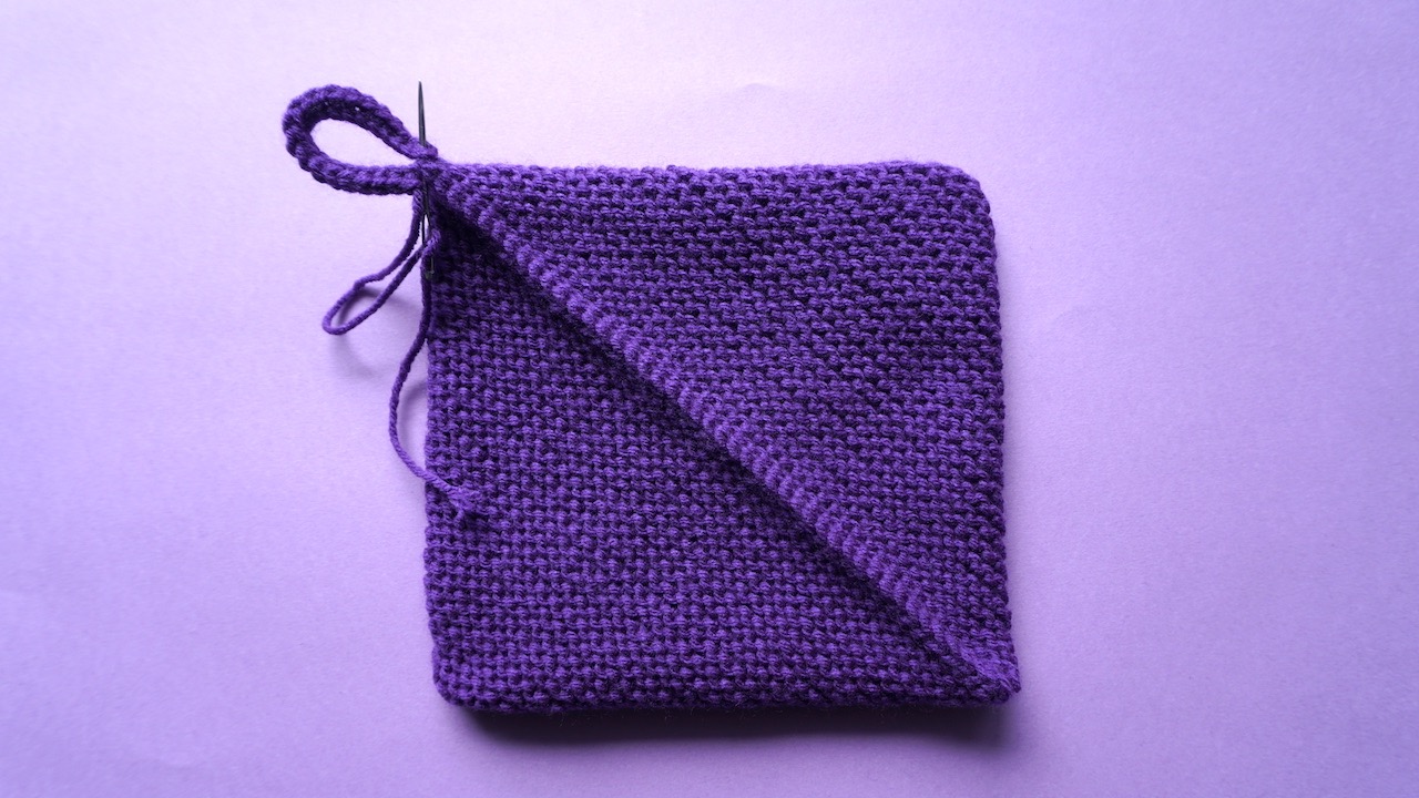 Double Thick Knit Potholder Pattern