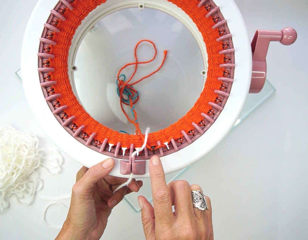 Sentro Knitting Machine Baby Fox Beanie Pattern