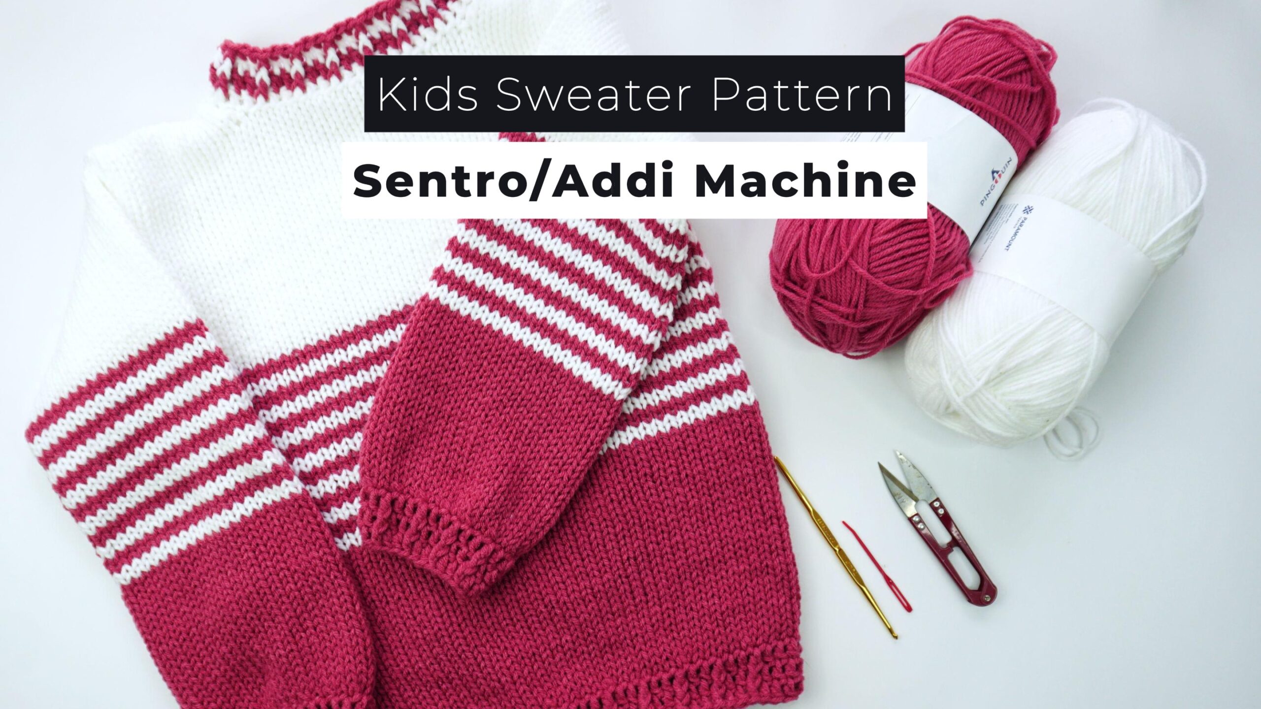 Free Kids Sweater Pattern For Circular Knitting Machines