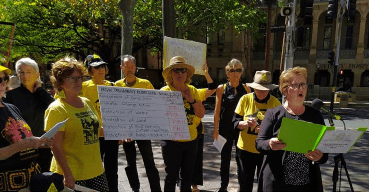Sydney Knitting Nannas’ NSW Government Report Card Sydney Knitting