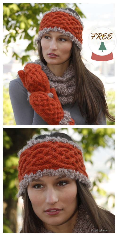 5 Knit Women Celtic Headband Free Knitting Patterns Knitting Pattern