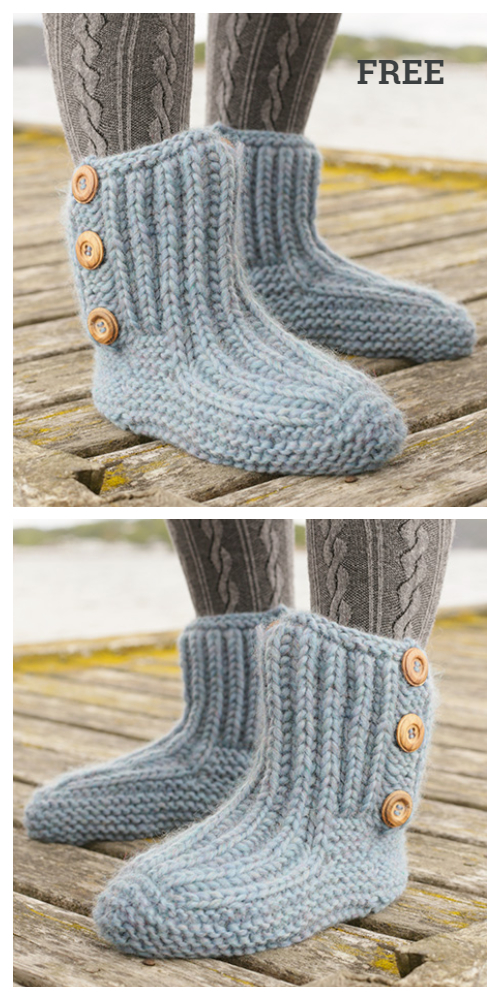 Adult Rib Boots Free Knitting Pattern Knitting Pattern