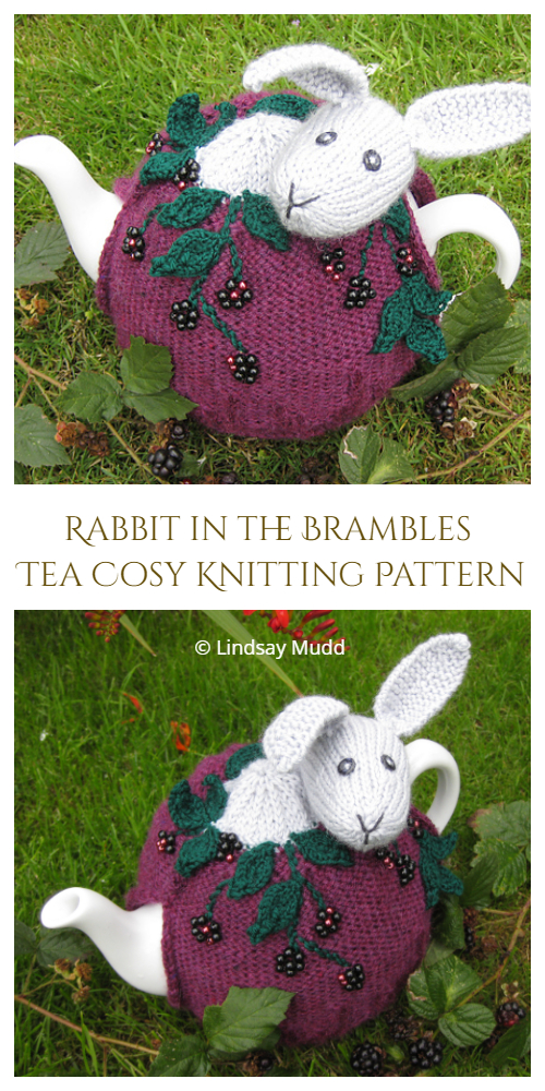 Knit Bunny Tea Cozy Free Knitting Patterns Knitting Pattern