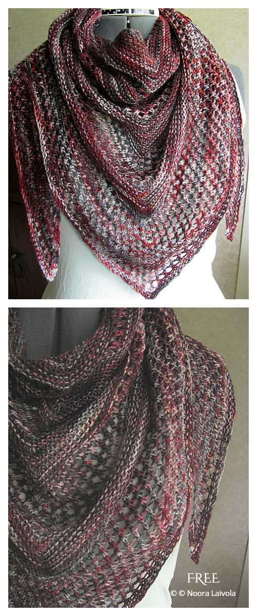 Reyna Shawl Free Knitting Pattern Knitting Pattern