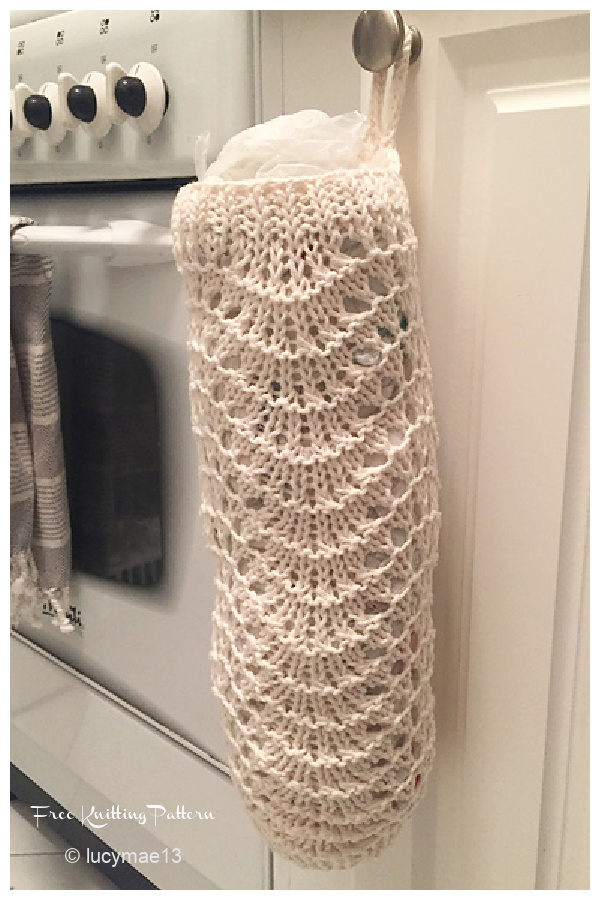 Plastic Bag Dispenser Free Knitting Patterns Knitting Pattern
