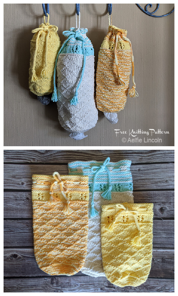Plastic Bag Dispenser Free Knitting Patterns Knitting Pattern
