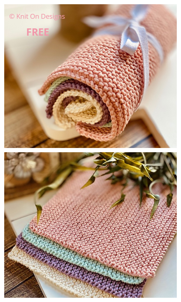 8+ Free Christmas Knitted Dishcloth Patterns LuannaImtenan